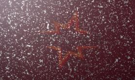 ARPA пласт. 9176-LU. Рубиновый фейерверк глянец, 3050х1300х0,6мм, Италия
